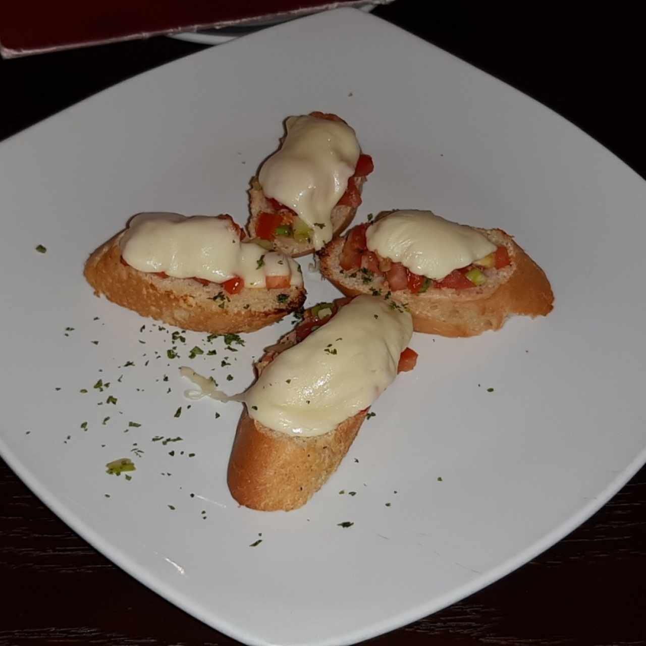 Entradas - Crostini Pizzaiola