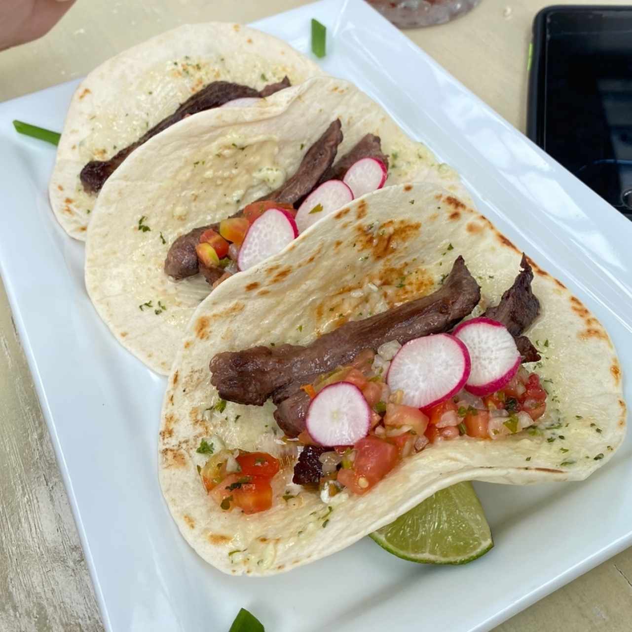 tacos de entraña