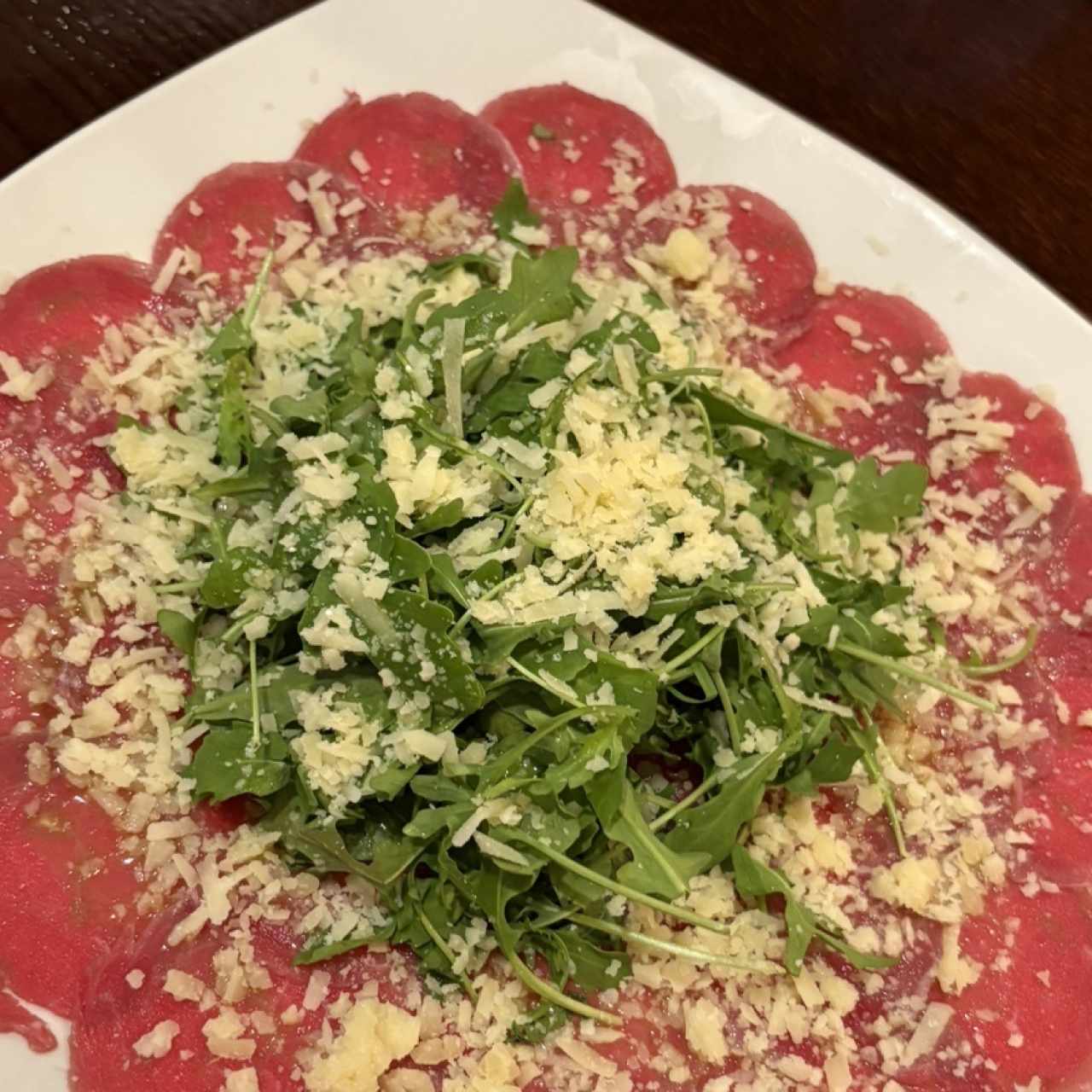 Entradas - Carpaccio de Res