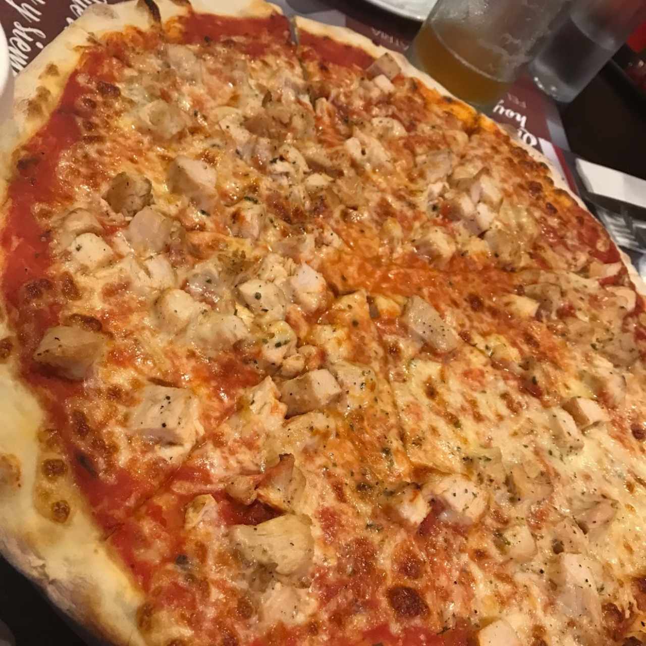 pizza de pollo