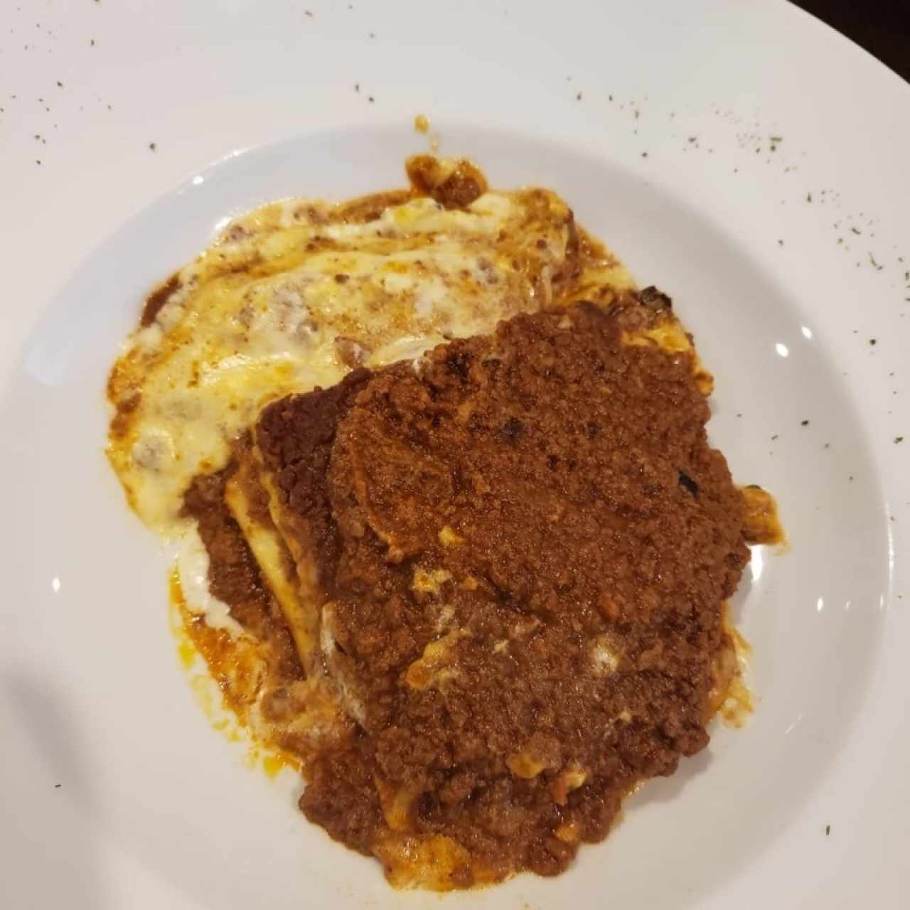 lasagna de carne