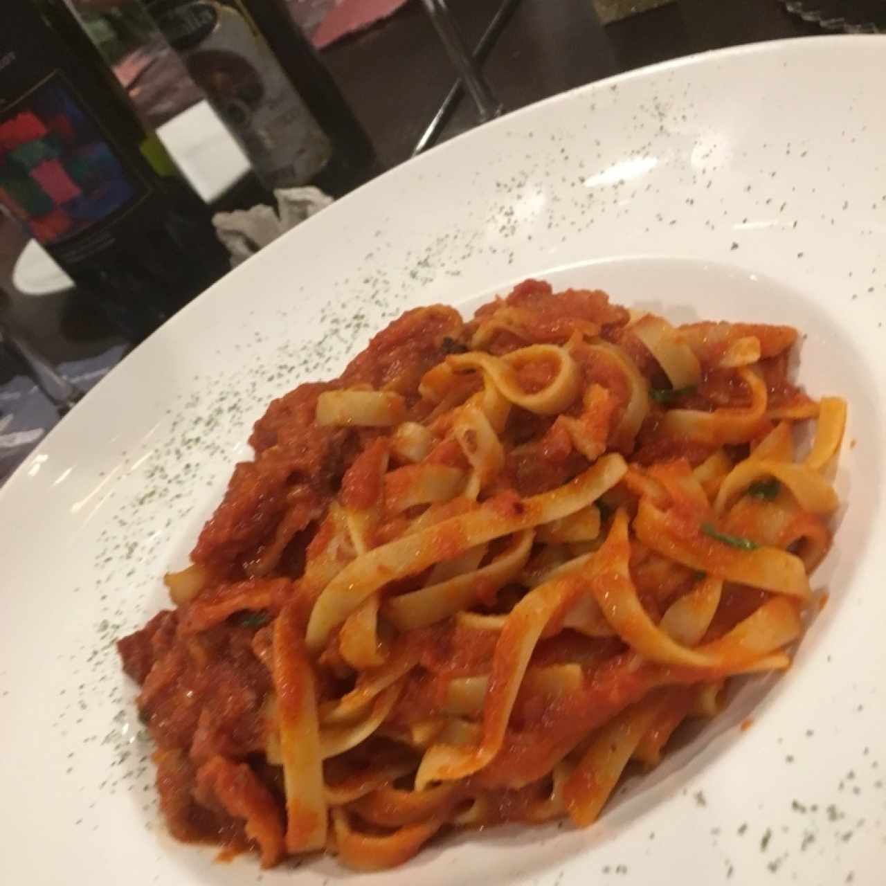 Fetuccini Amatriciana