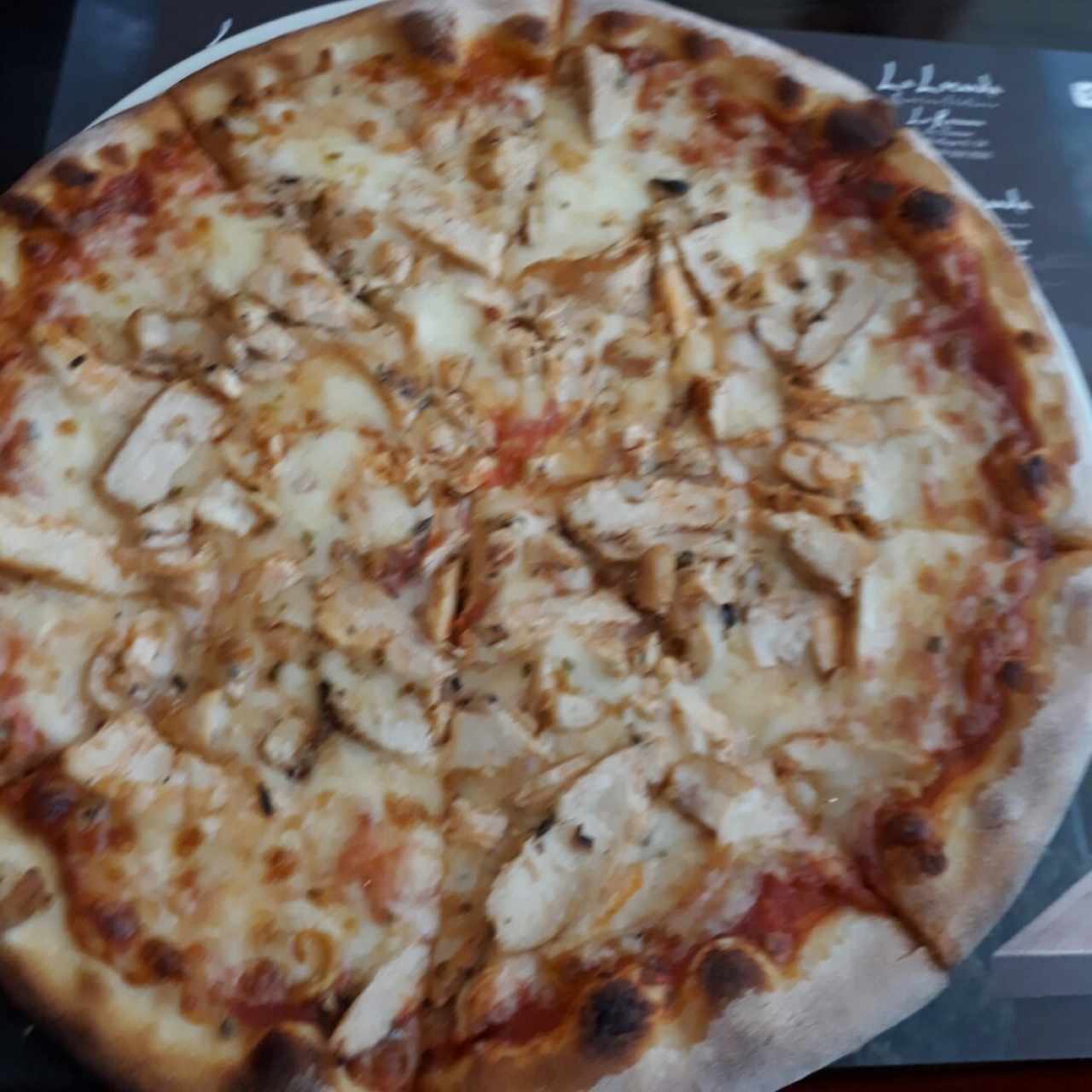 Pizza de pollo