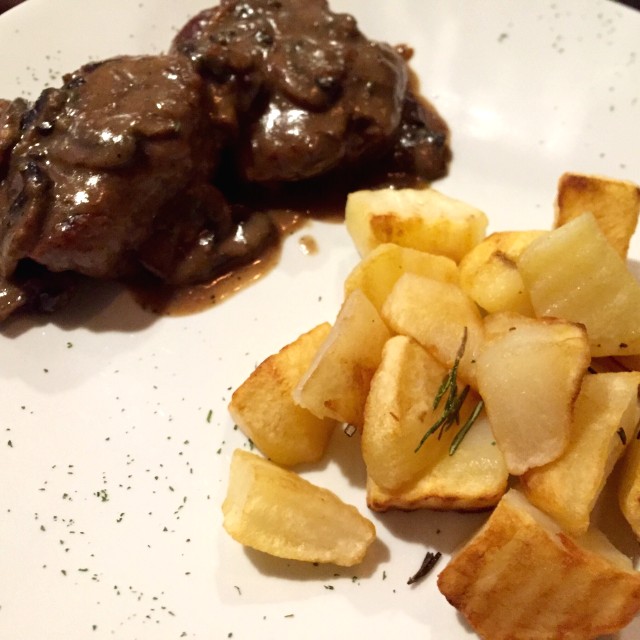 Filete De Res En Salsa Marsala