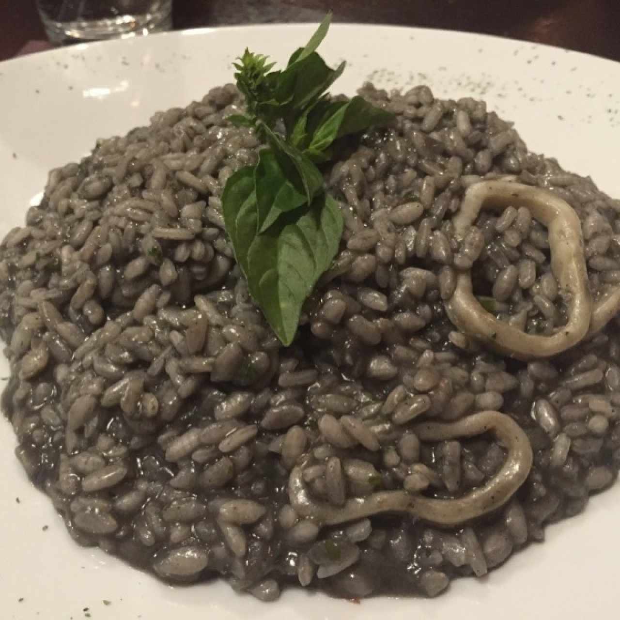 rissoto con Calamares en su tinta