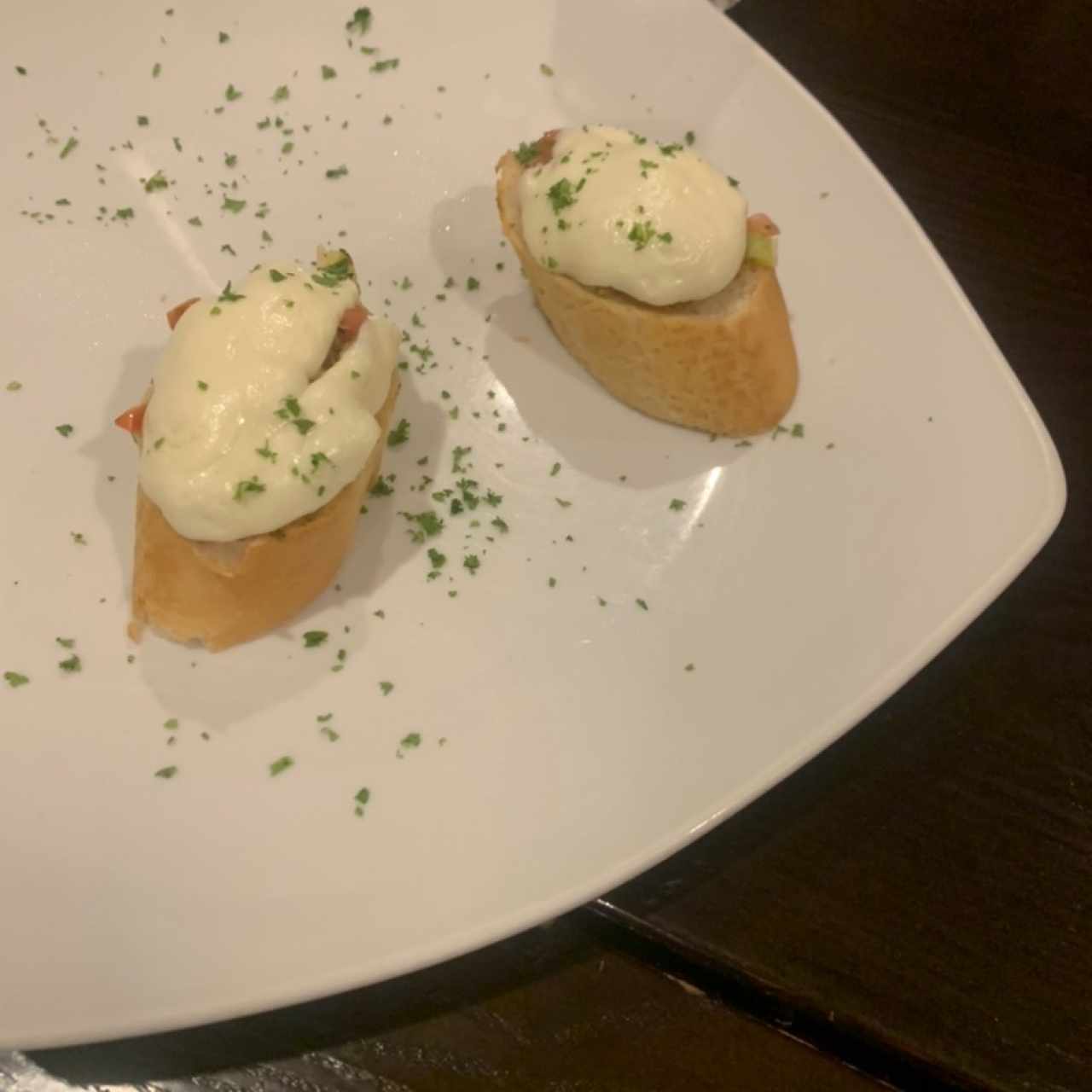 Entradas - Crostini Pizzaiola