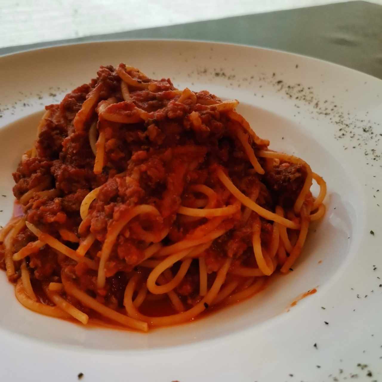 Spaguetti boloñesa