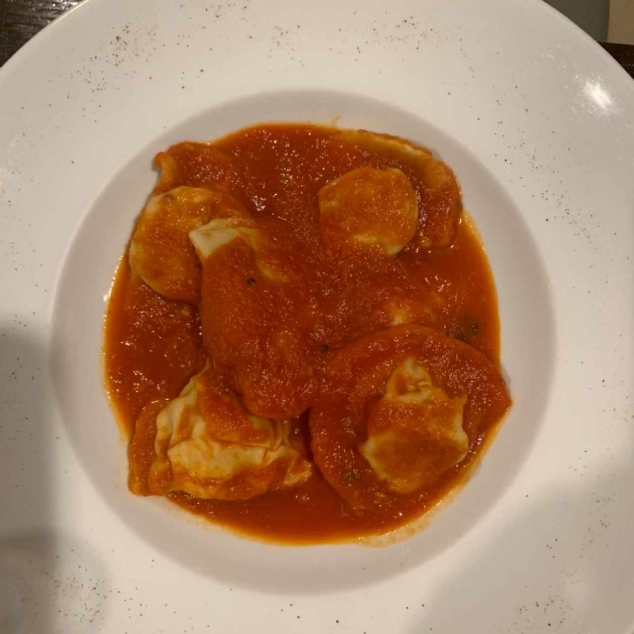 Raviolis de pollo