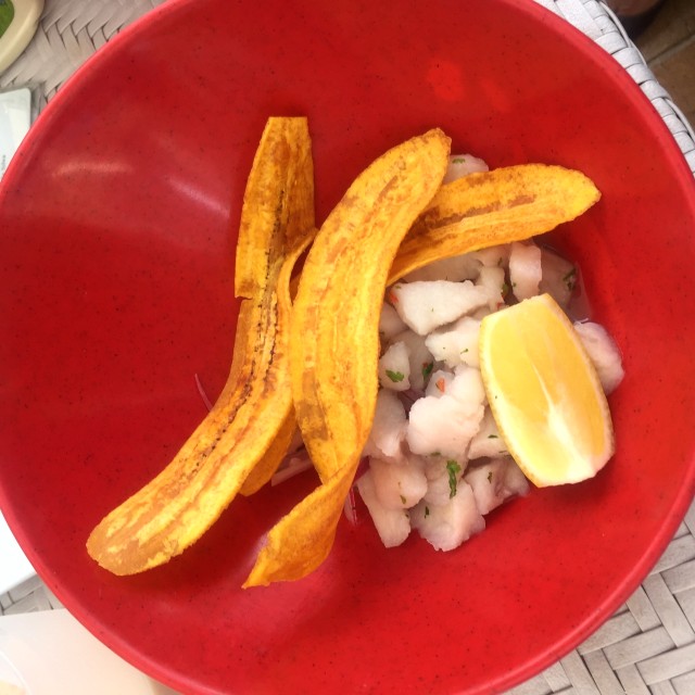 Ceviche de corvina