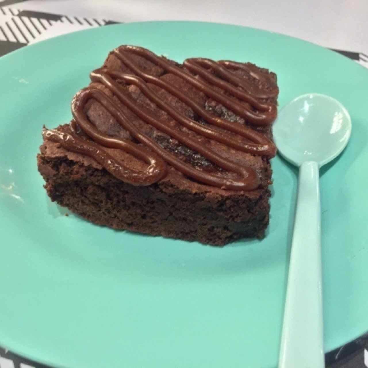 Brownie con Dulce de Leche