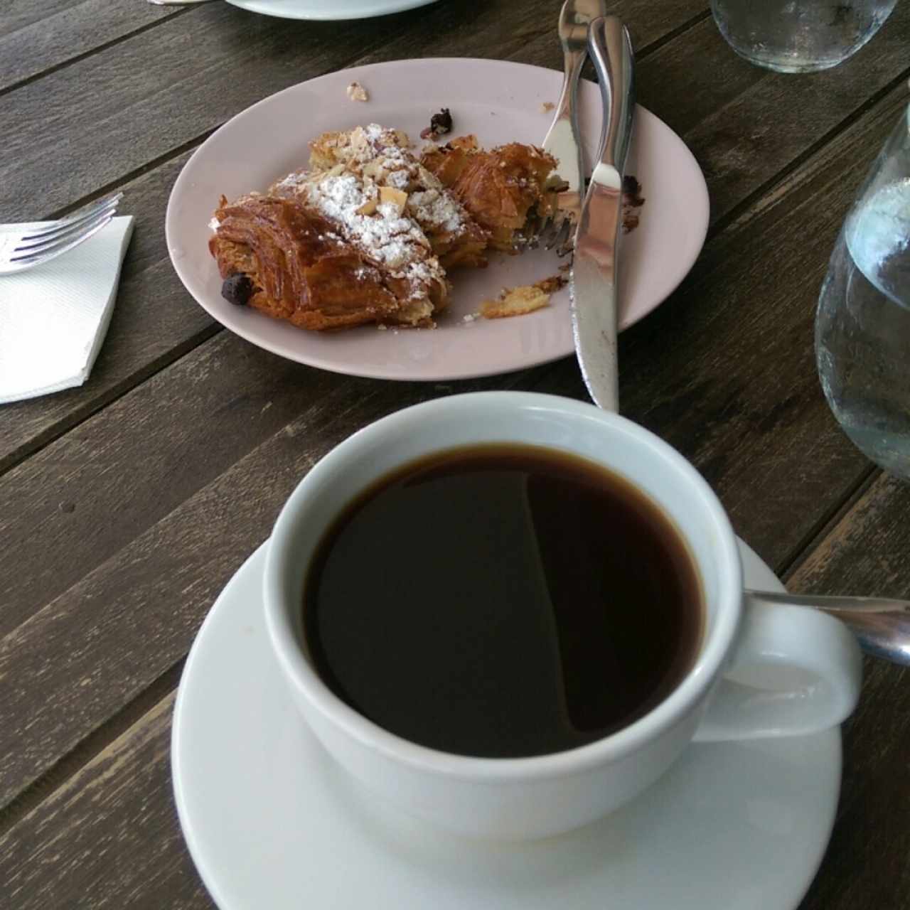 Café - Pan de Chocolate y Almendras