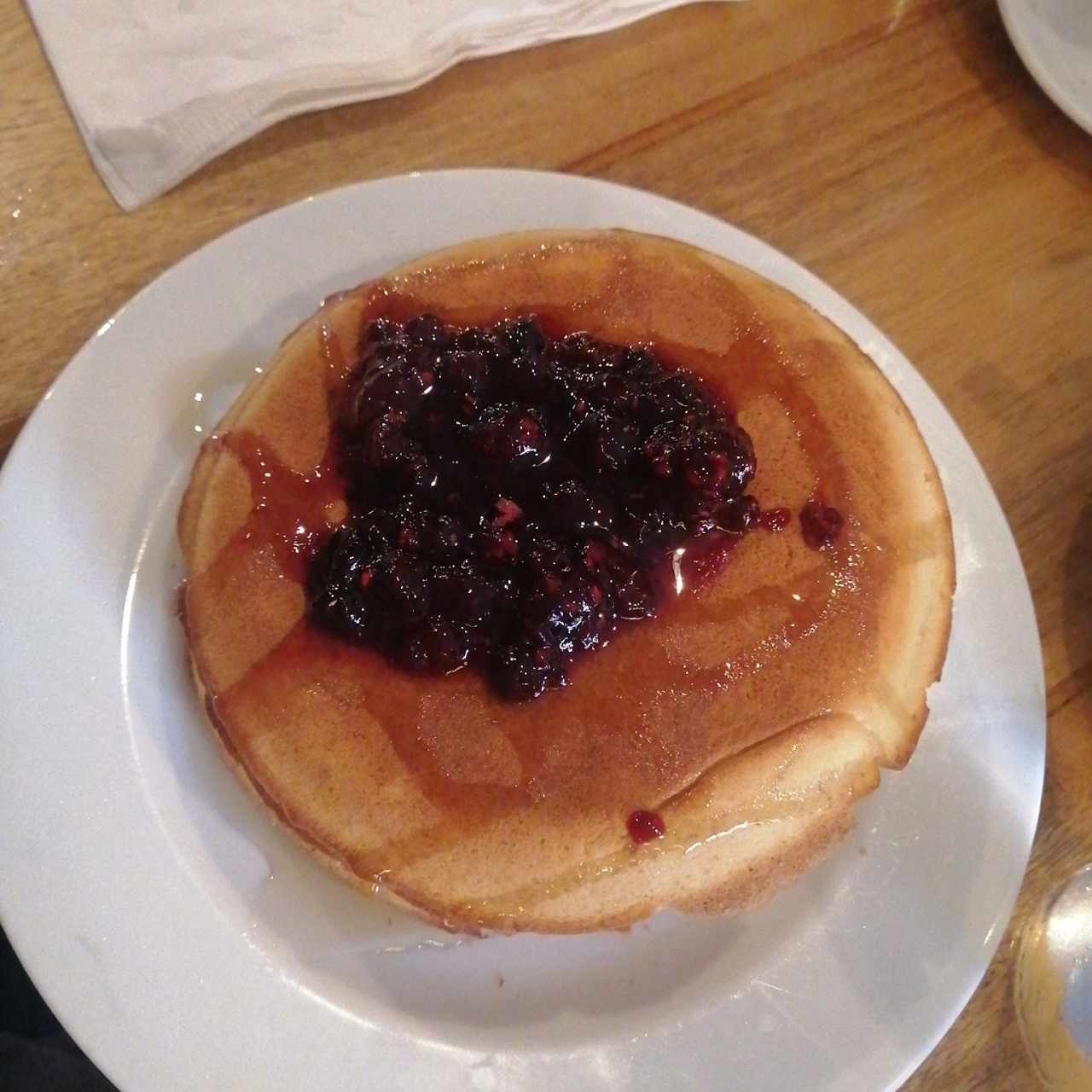 Pancake con frutos rojos