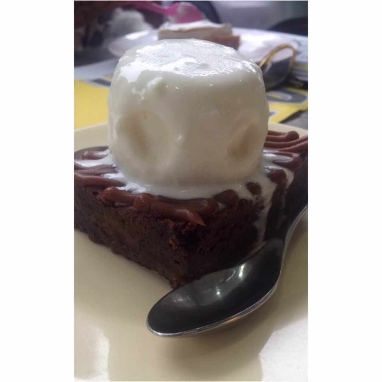 brownie con helado 🍫🍦