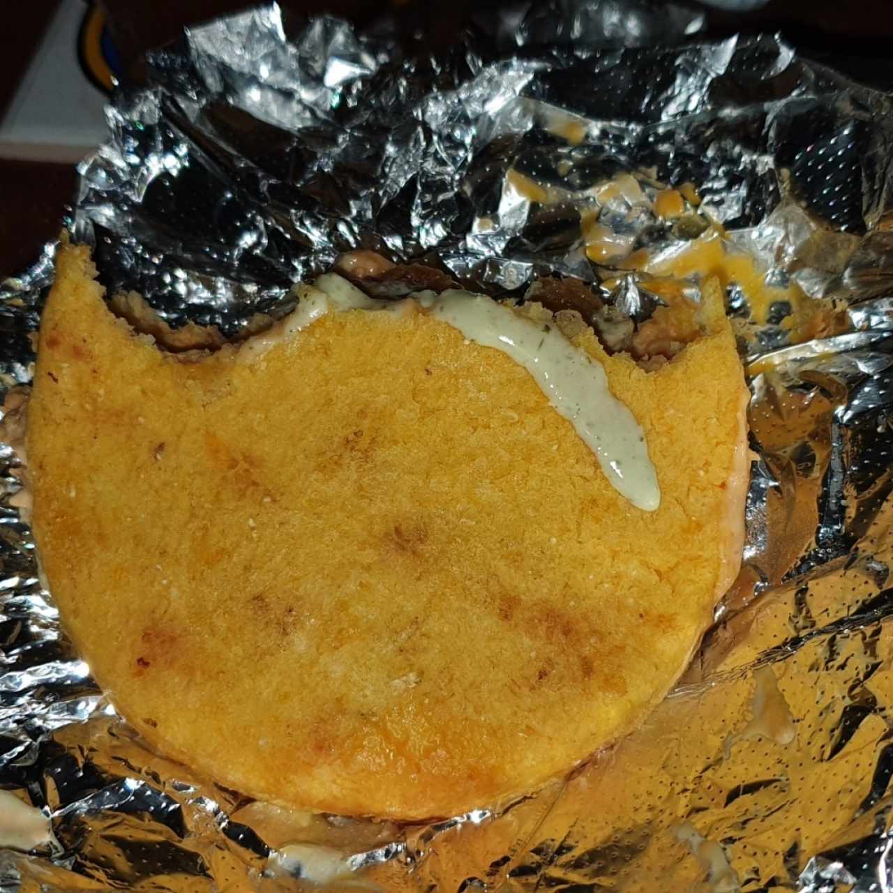 Arepa combinación 