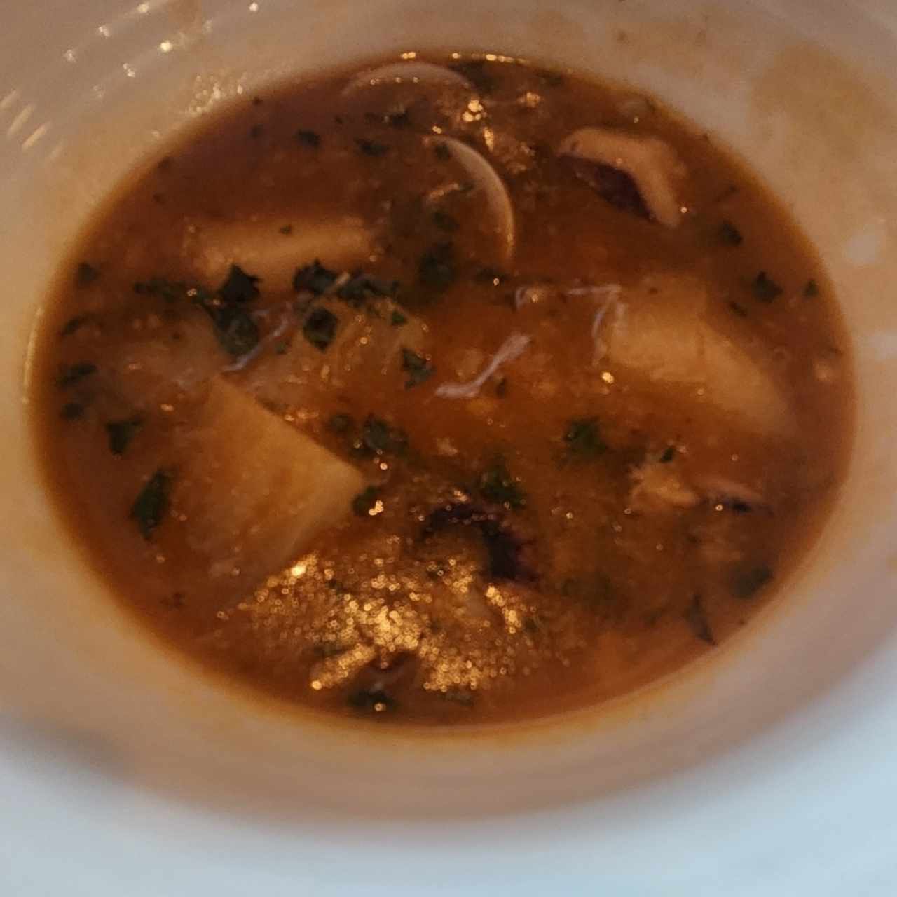 sopa de mariscos