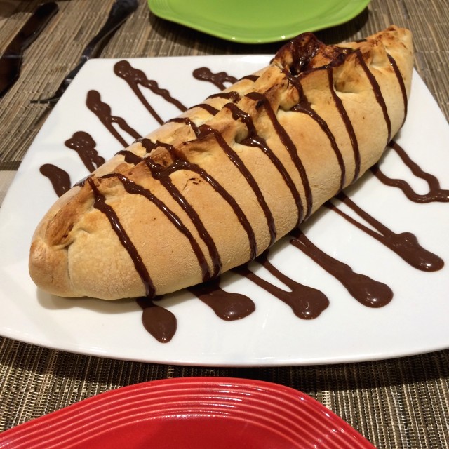 Calzone de nutella