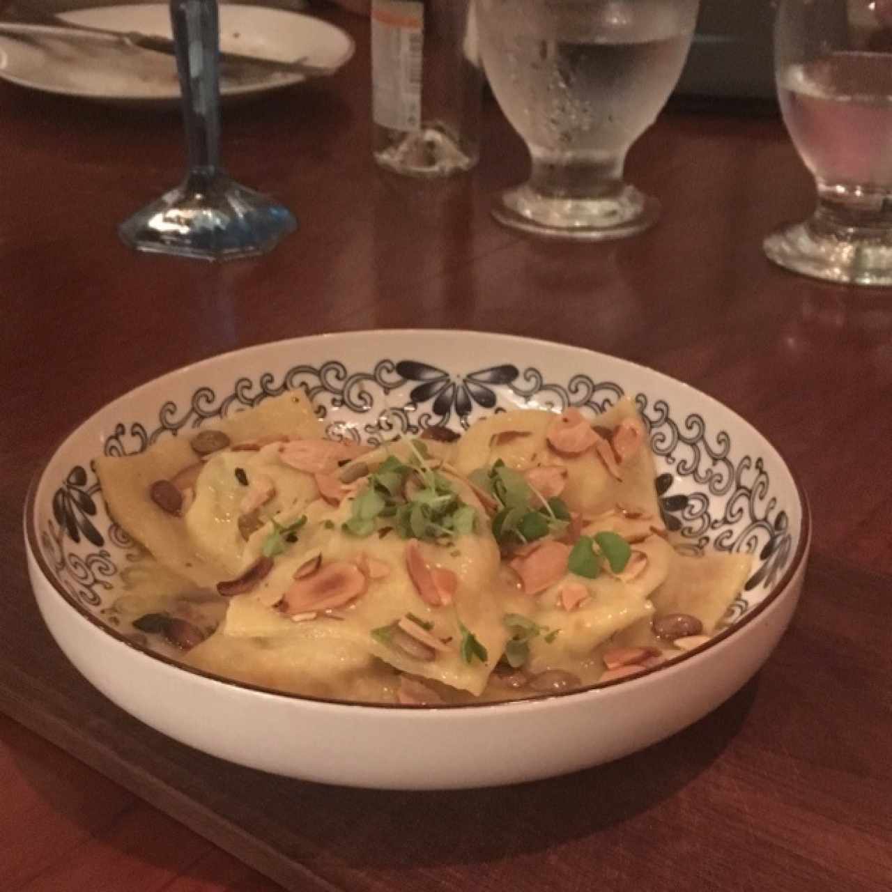 ravioli de hongos