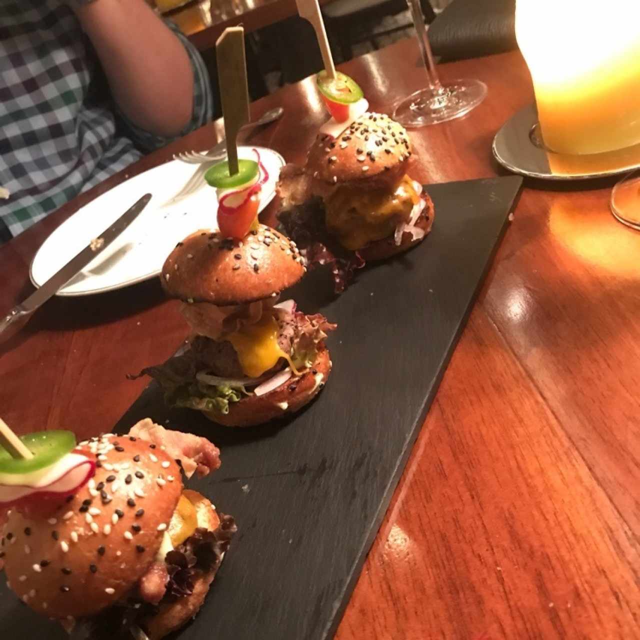 mini hamburguesas