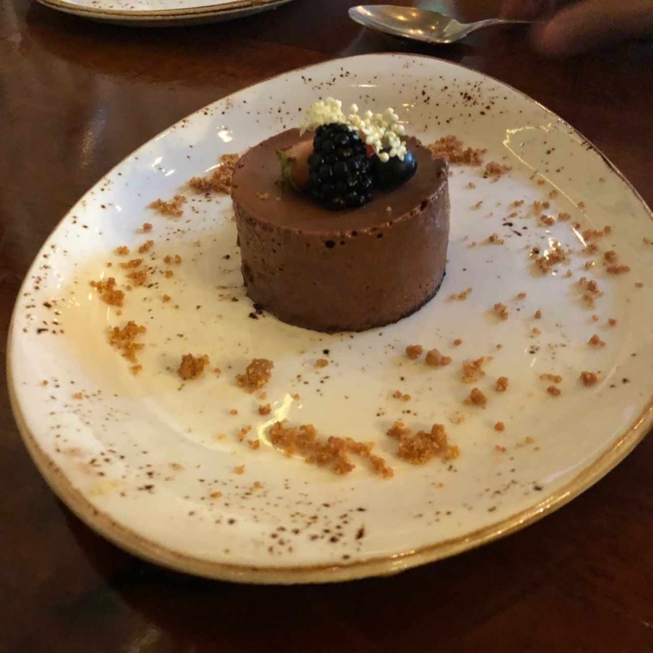 mouse de chocolate