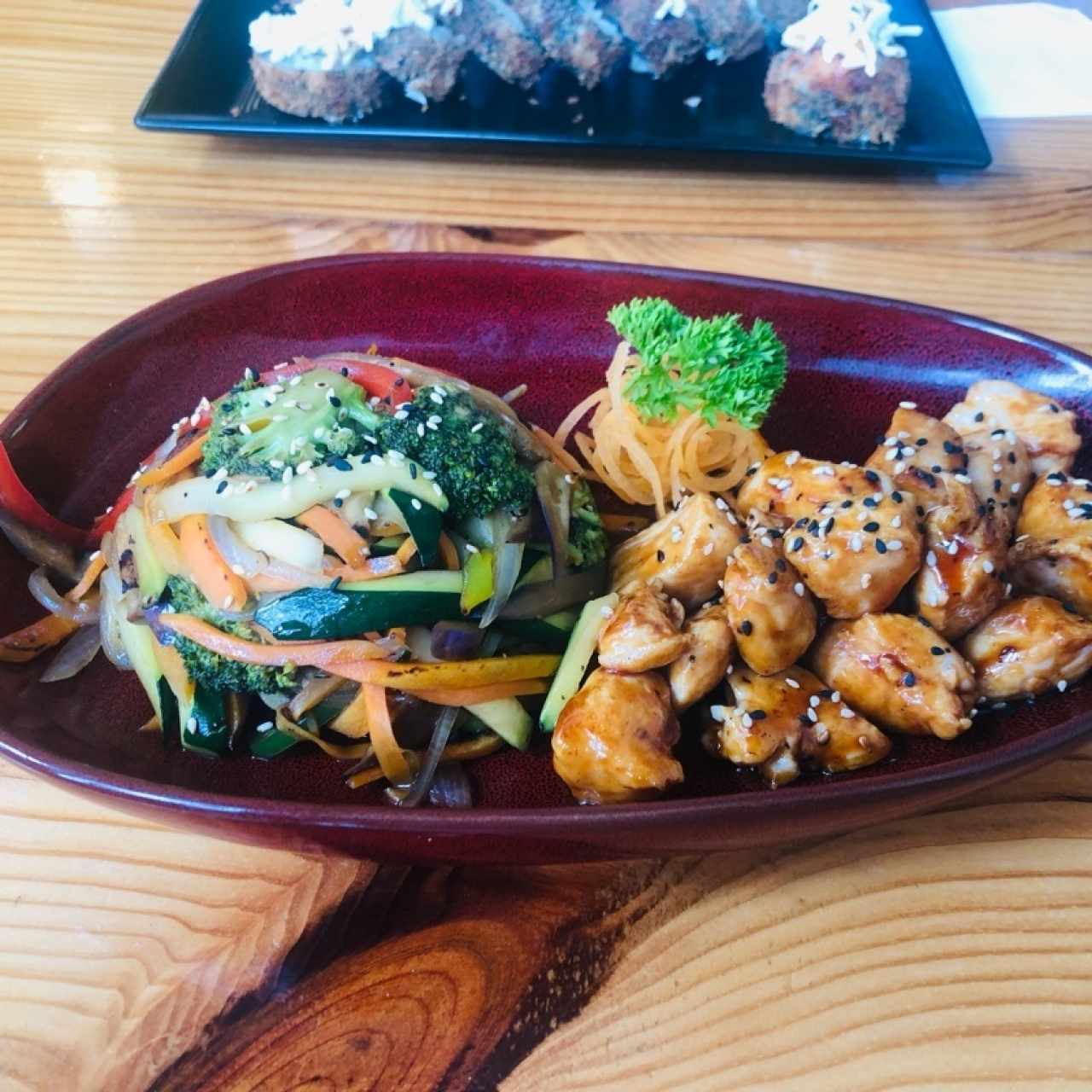 Teppan yaki - Pollo