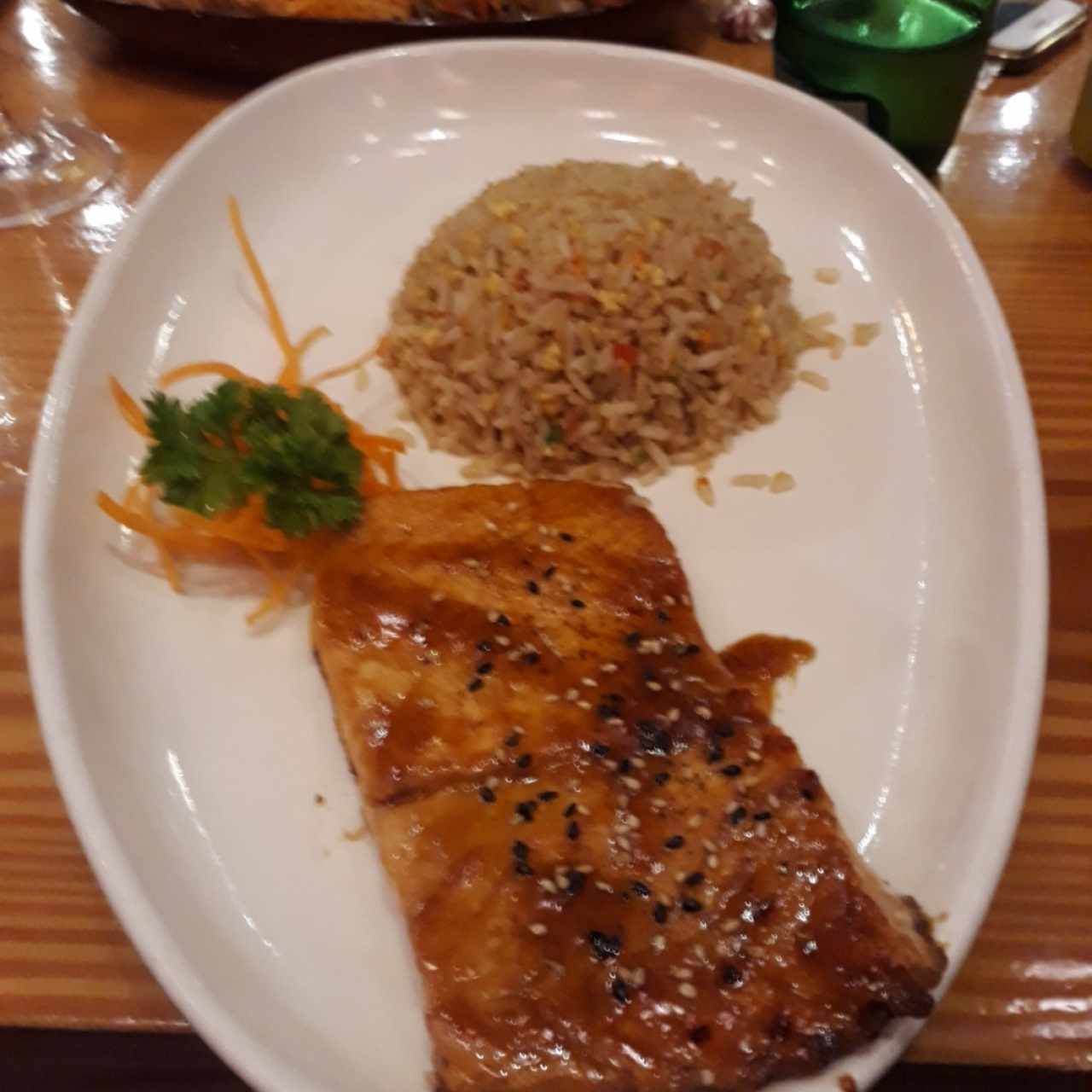 Salmón  Teriyaki 