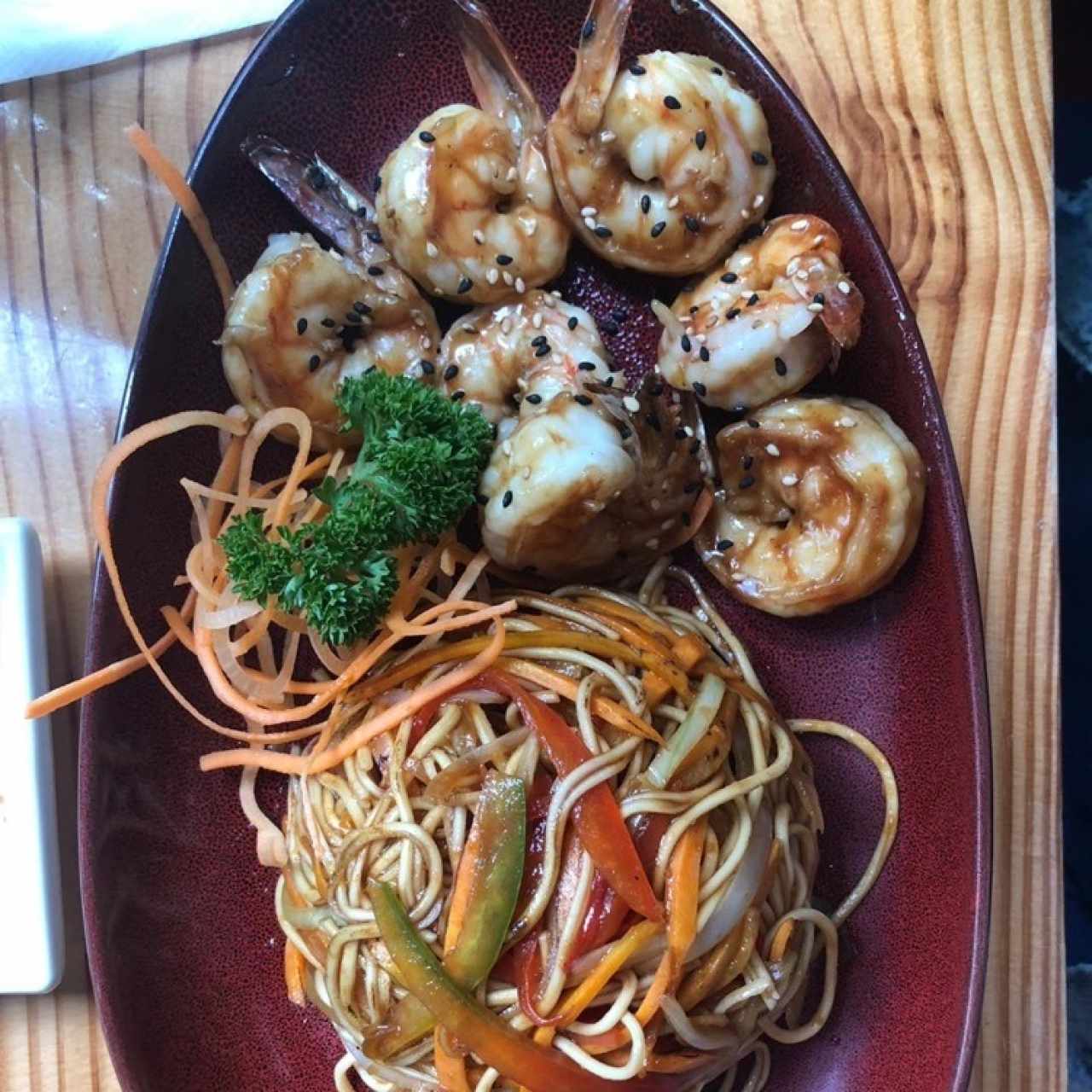 Teppan yaki - Langostinos