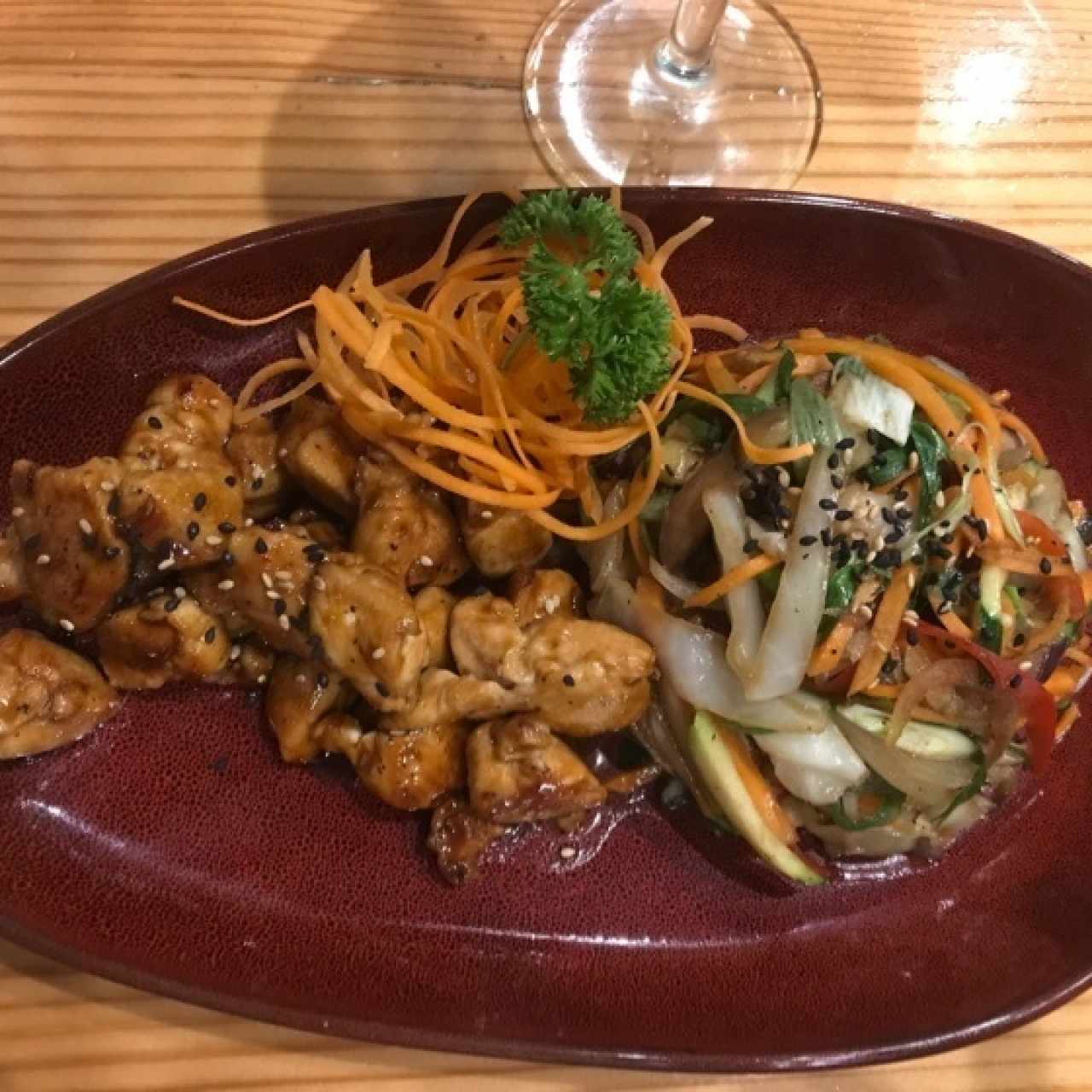 Teppan yaki - Pollo