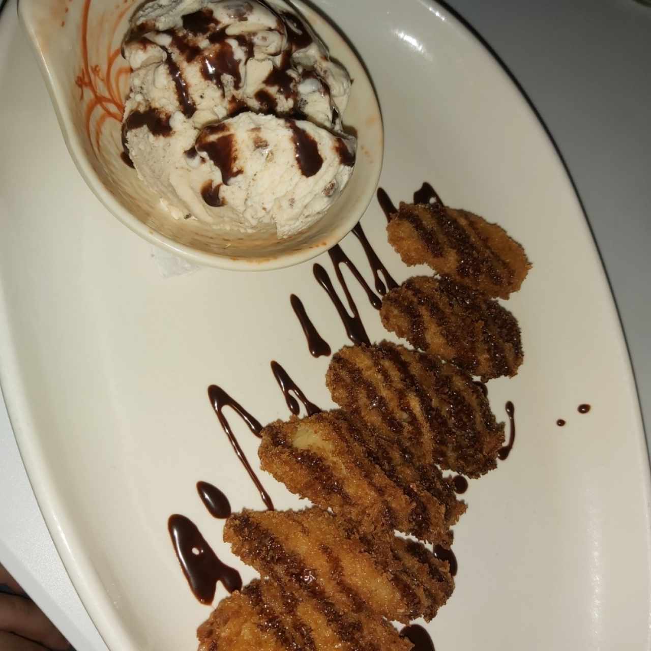 Postres - Helado frito