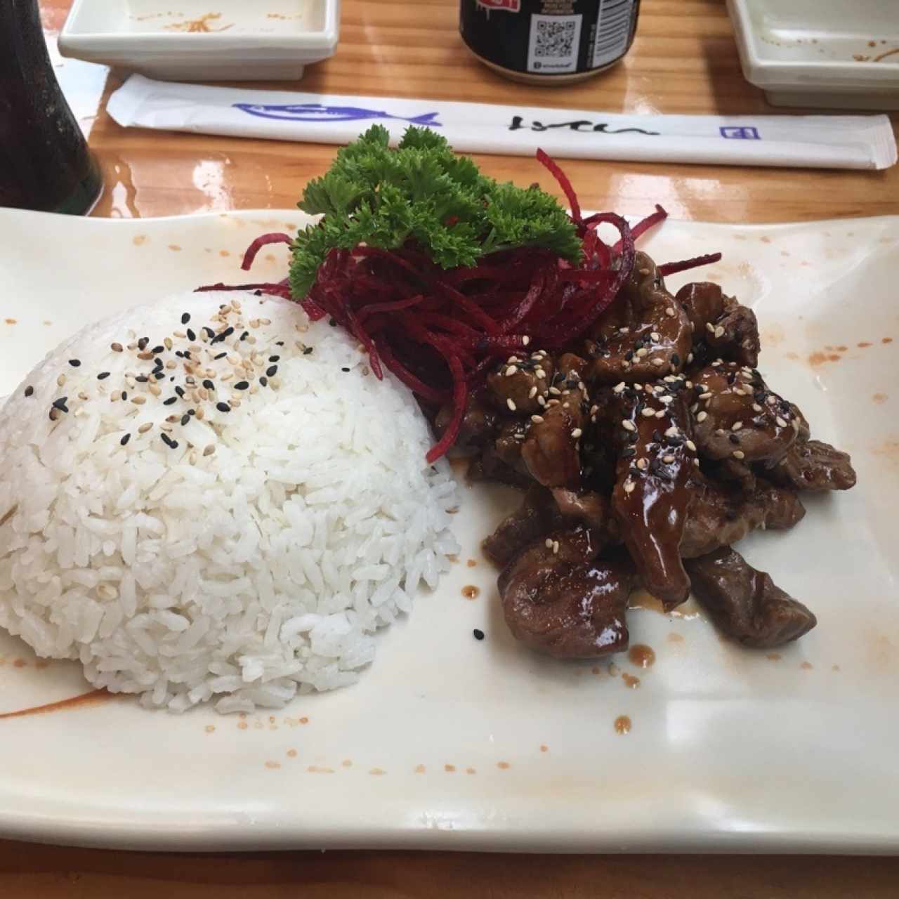 tepanyaki de filete de res