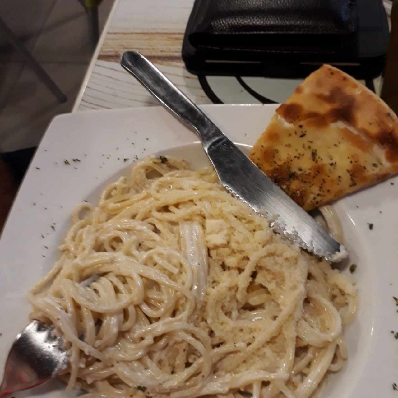 spaguetti 4 quesos