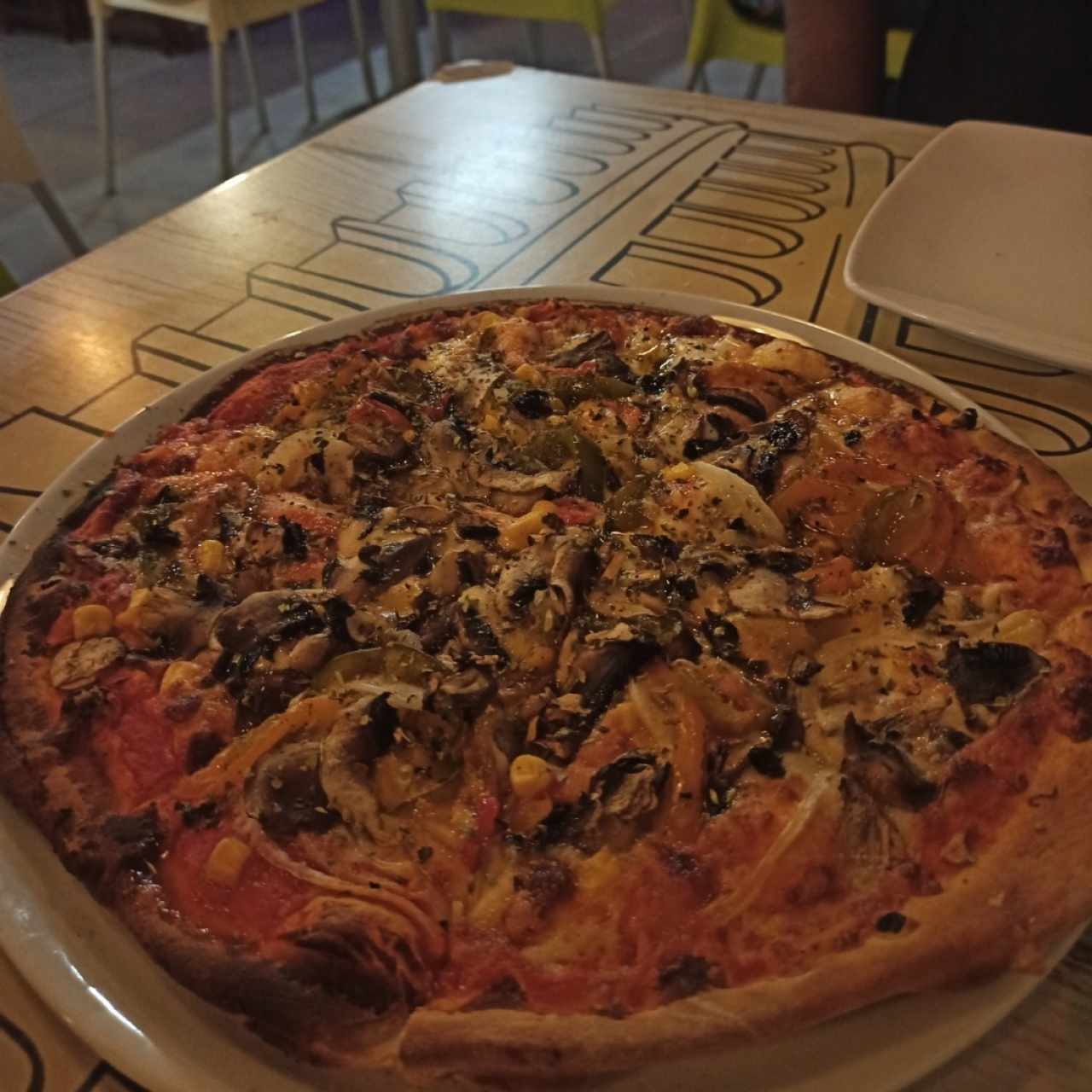 Pizza vegetariana