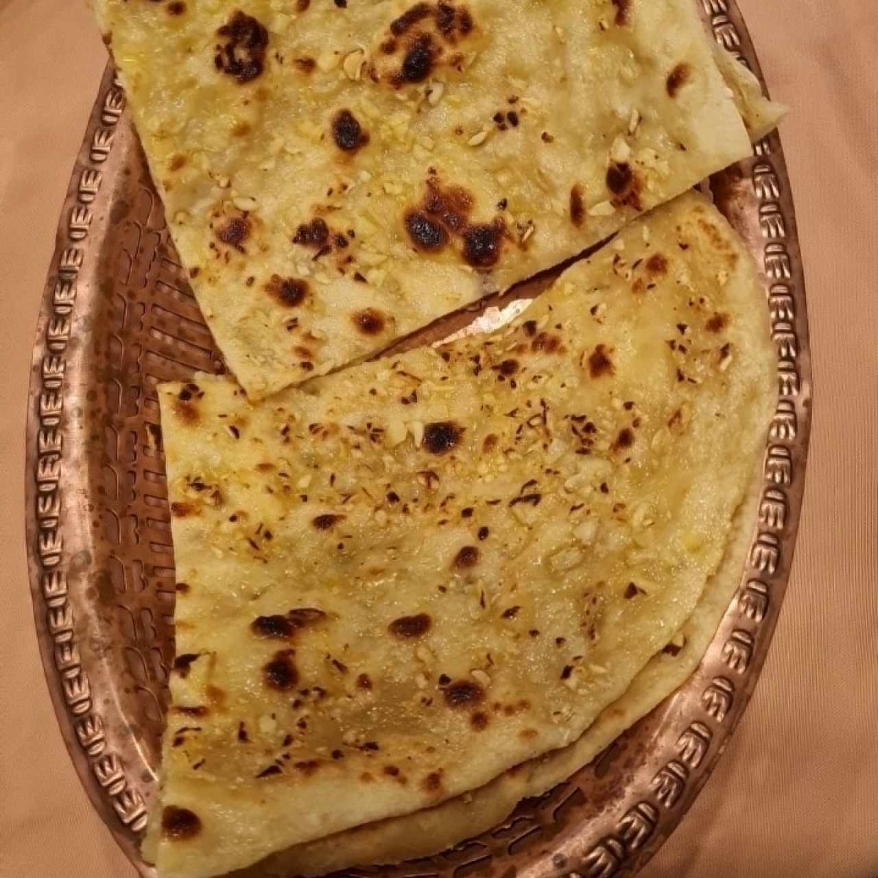 Naan con Ajo