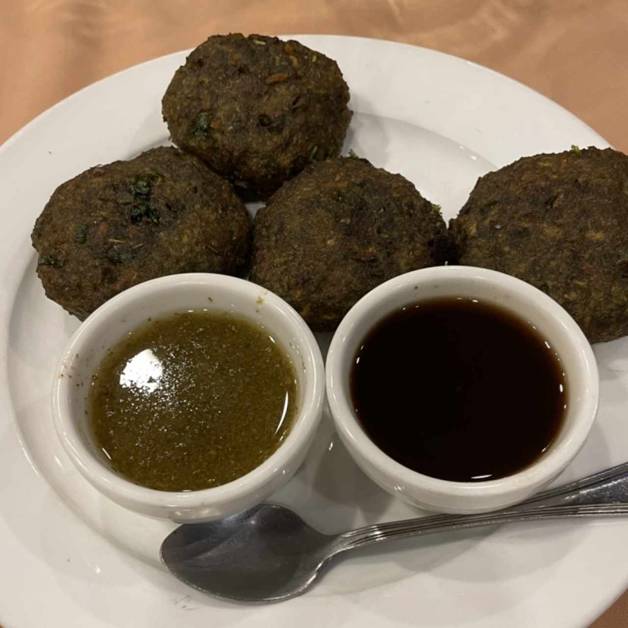 Vegetarian Appetizers - Green Kabab