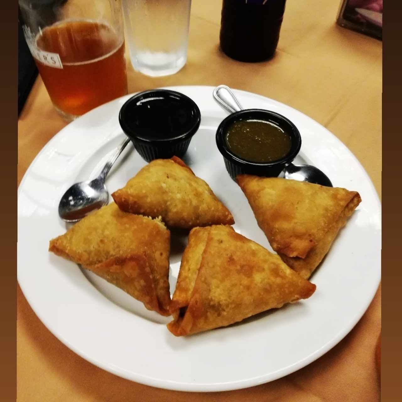 samosas de pollo