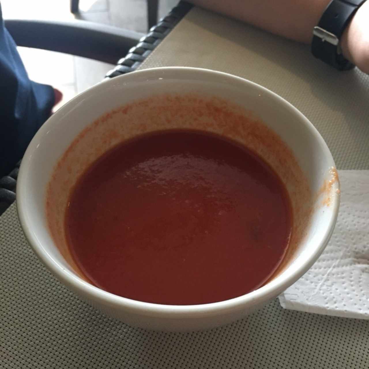 sopa de tomate