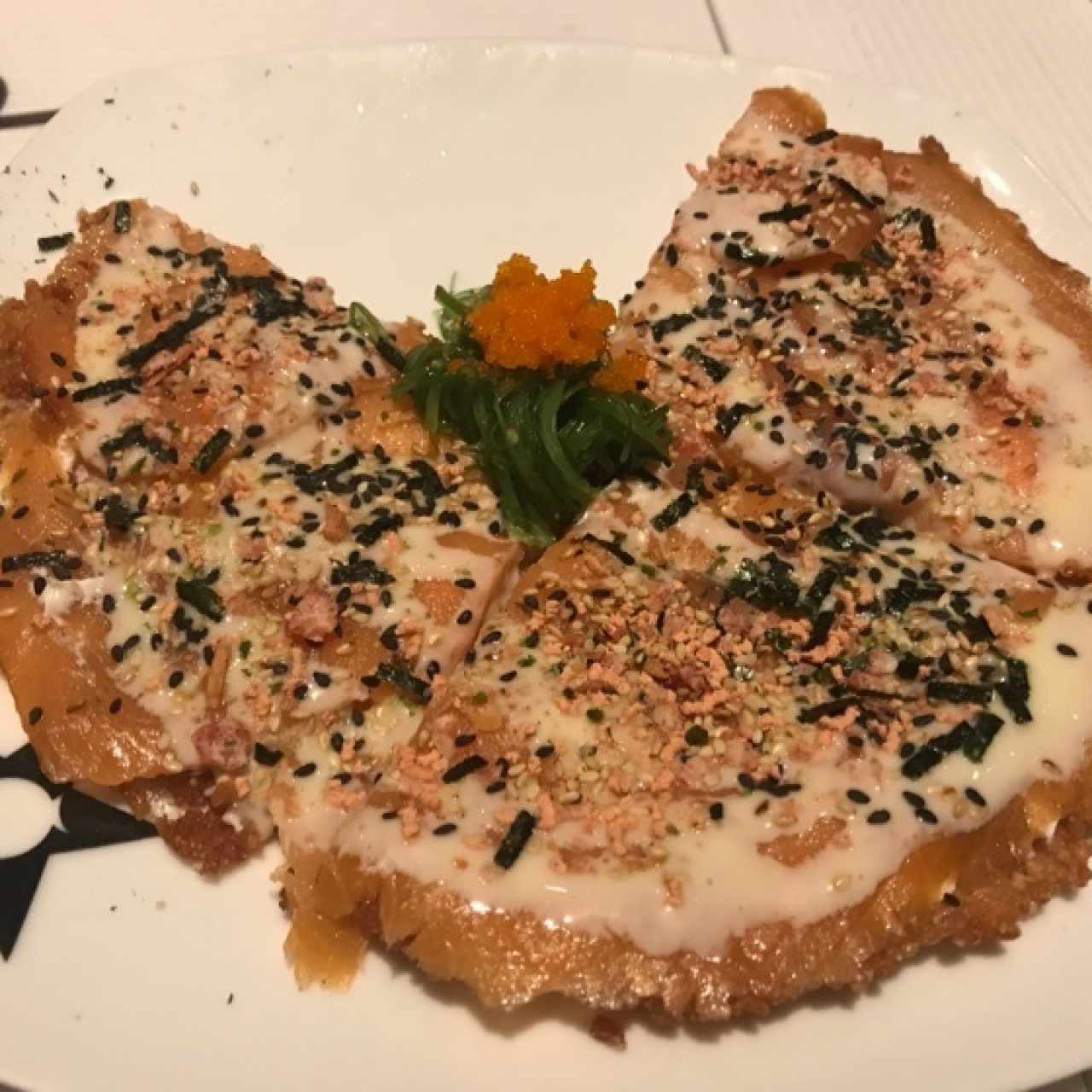 pizza de salmon