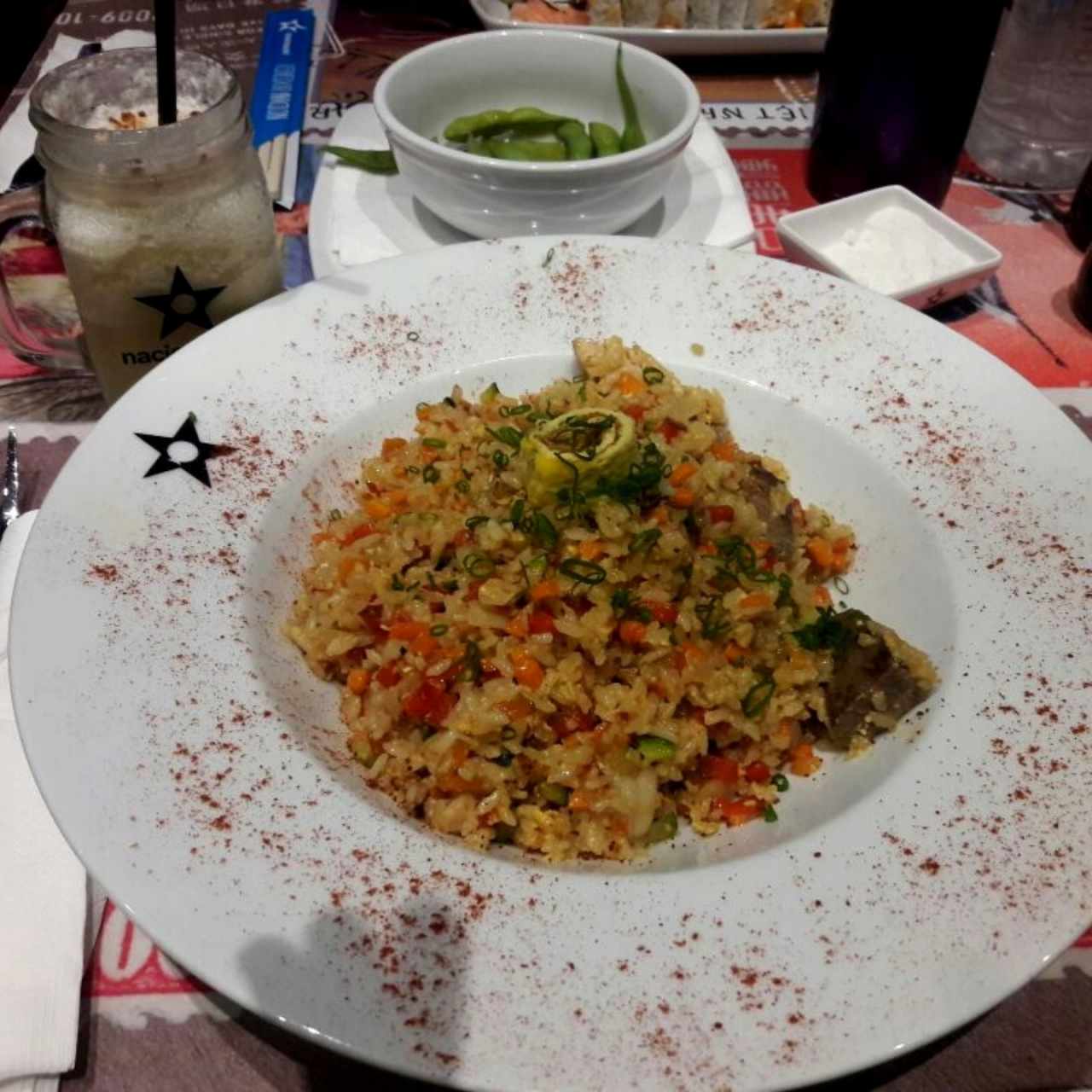 Nasi goreng de mariscos 