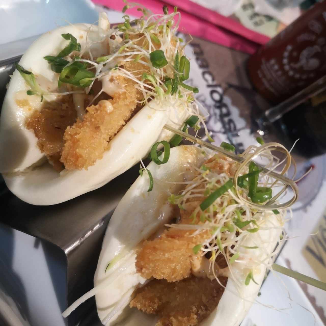 Bao de camarones