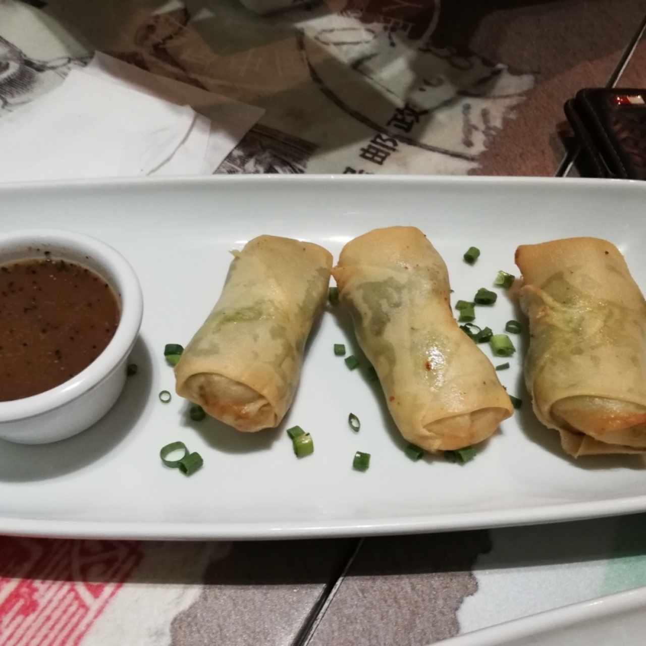 Spring roll de camarón