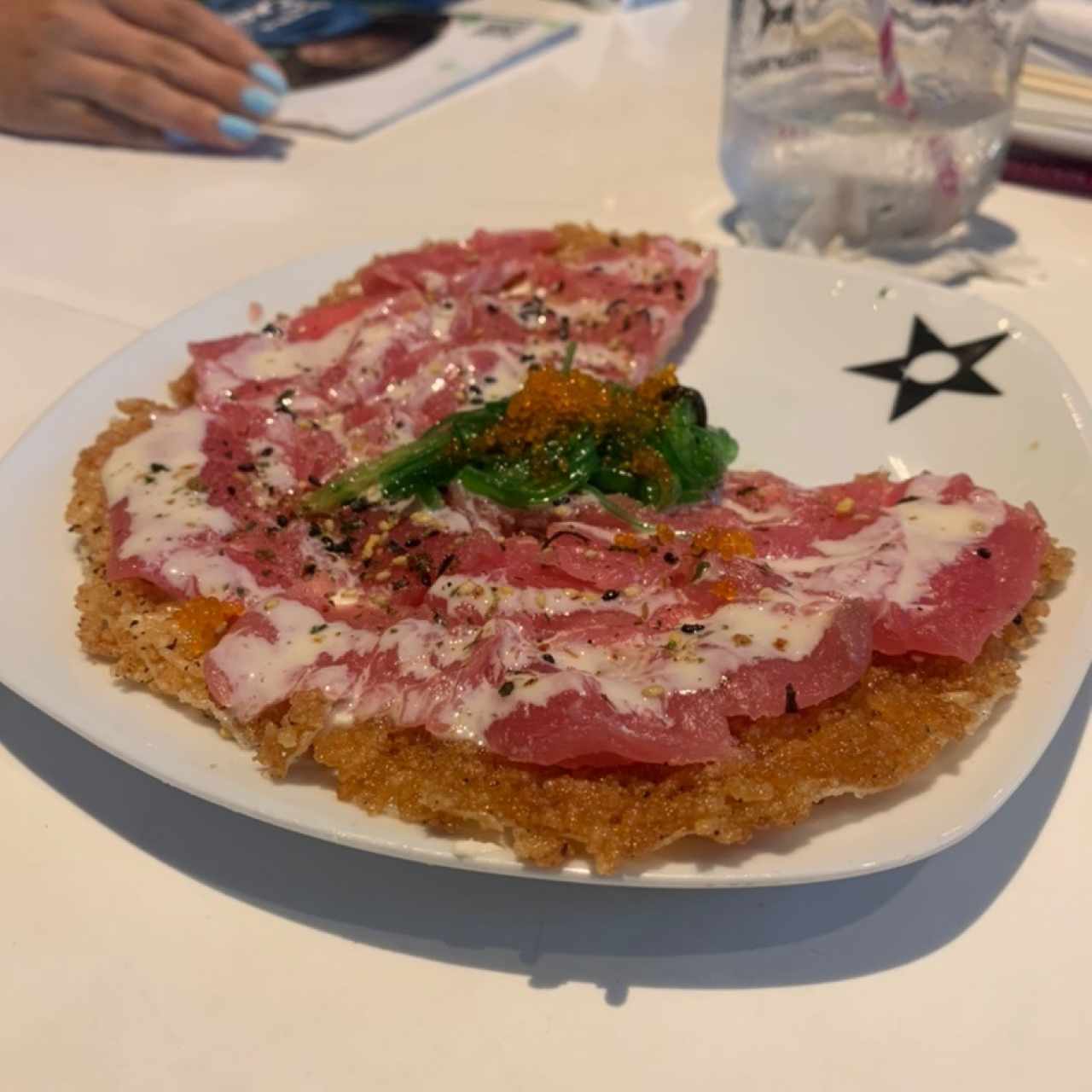 Pizza de Sushi de Salmón