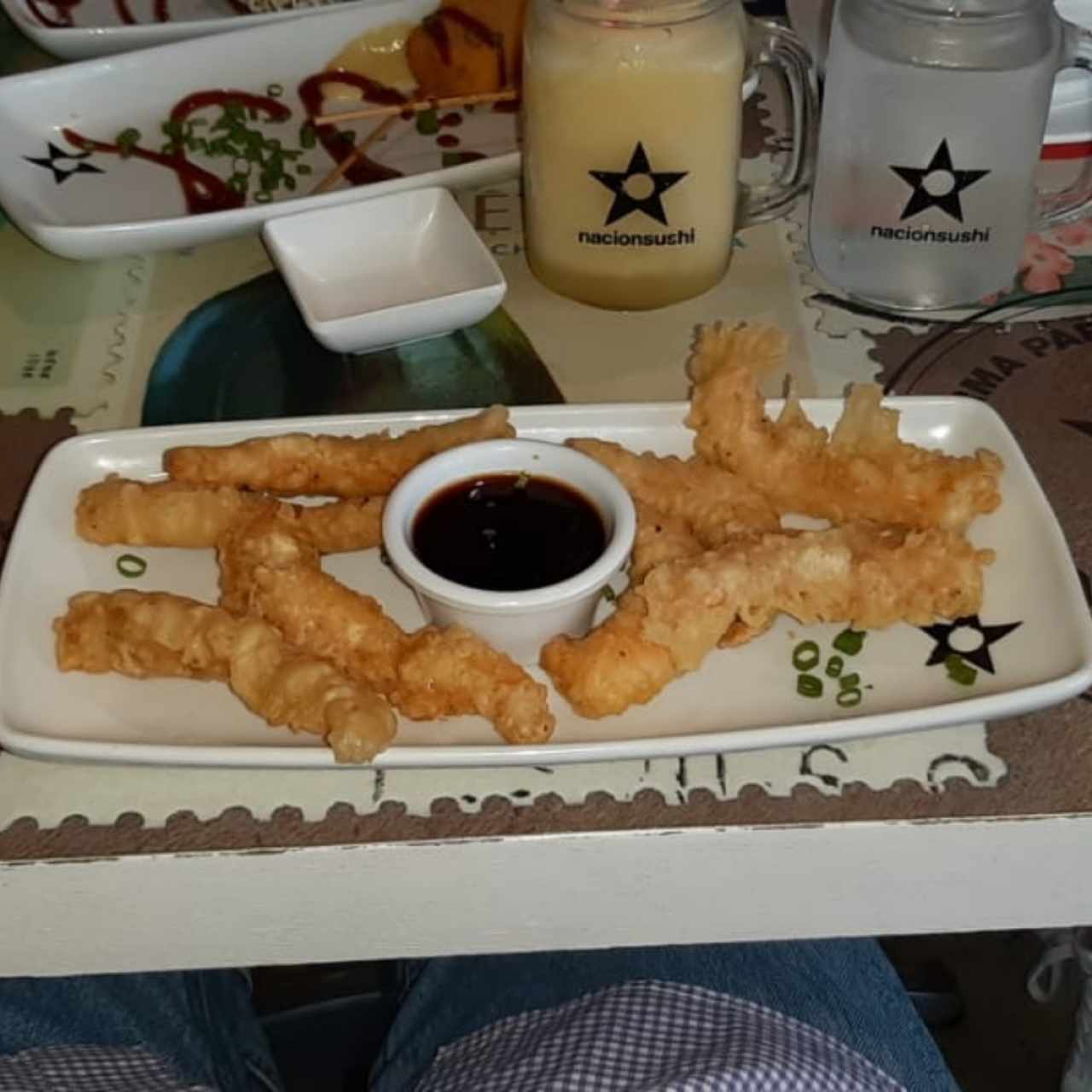 tempura de camarones