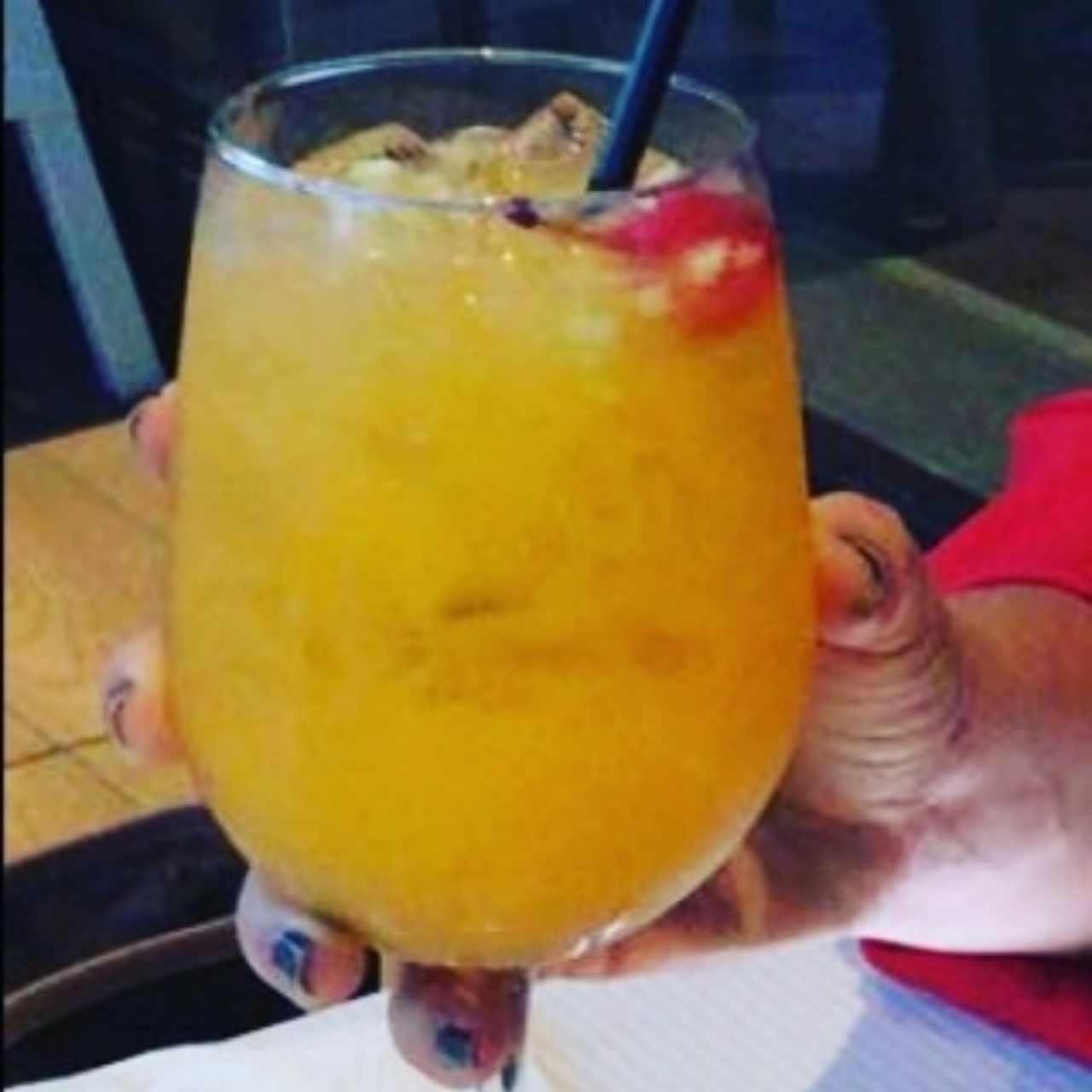 Sangria de mango .... la mejor