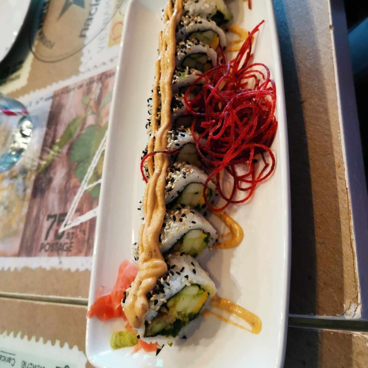 Sushi vegetariano