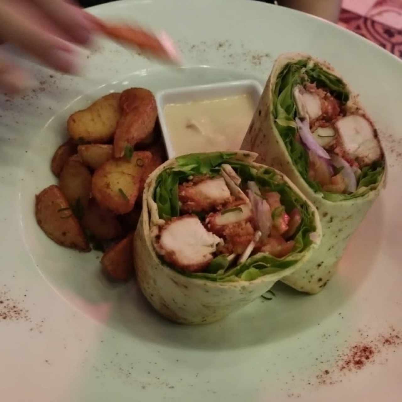 Wrap de Pollo Thai