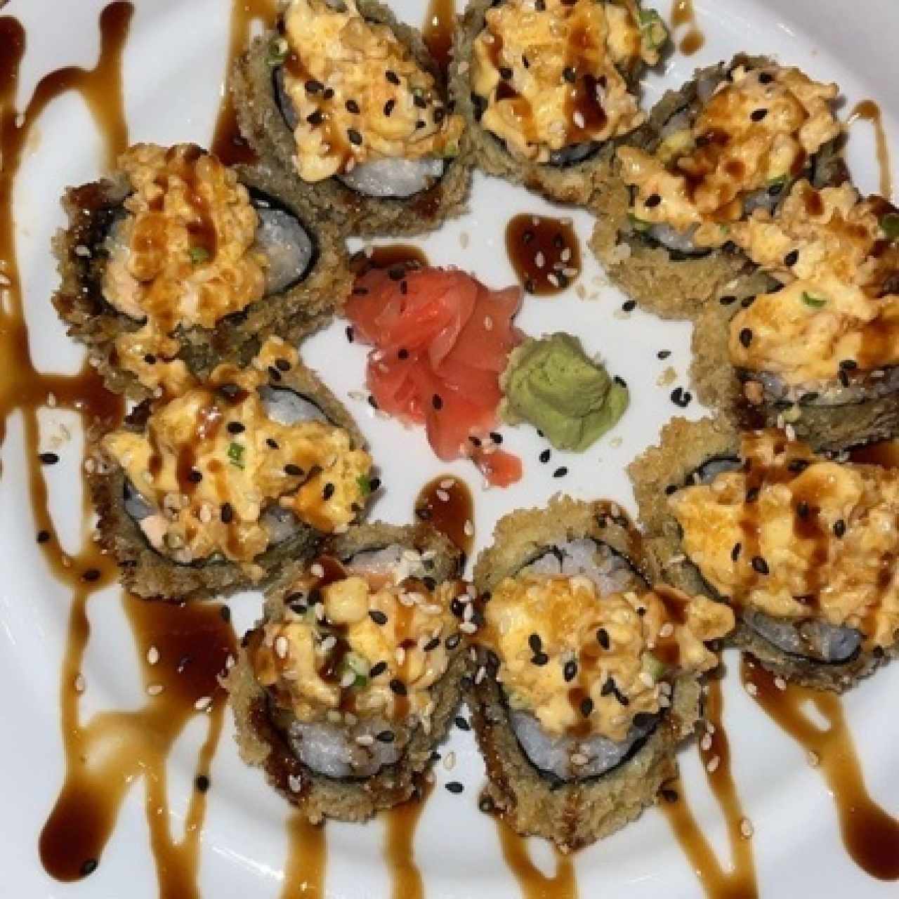 Pizza de Sushi de Cangrejo