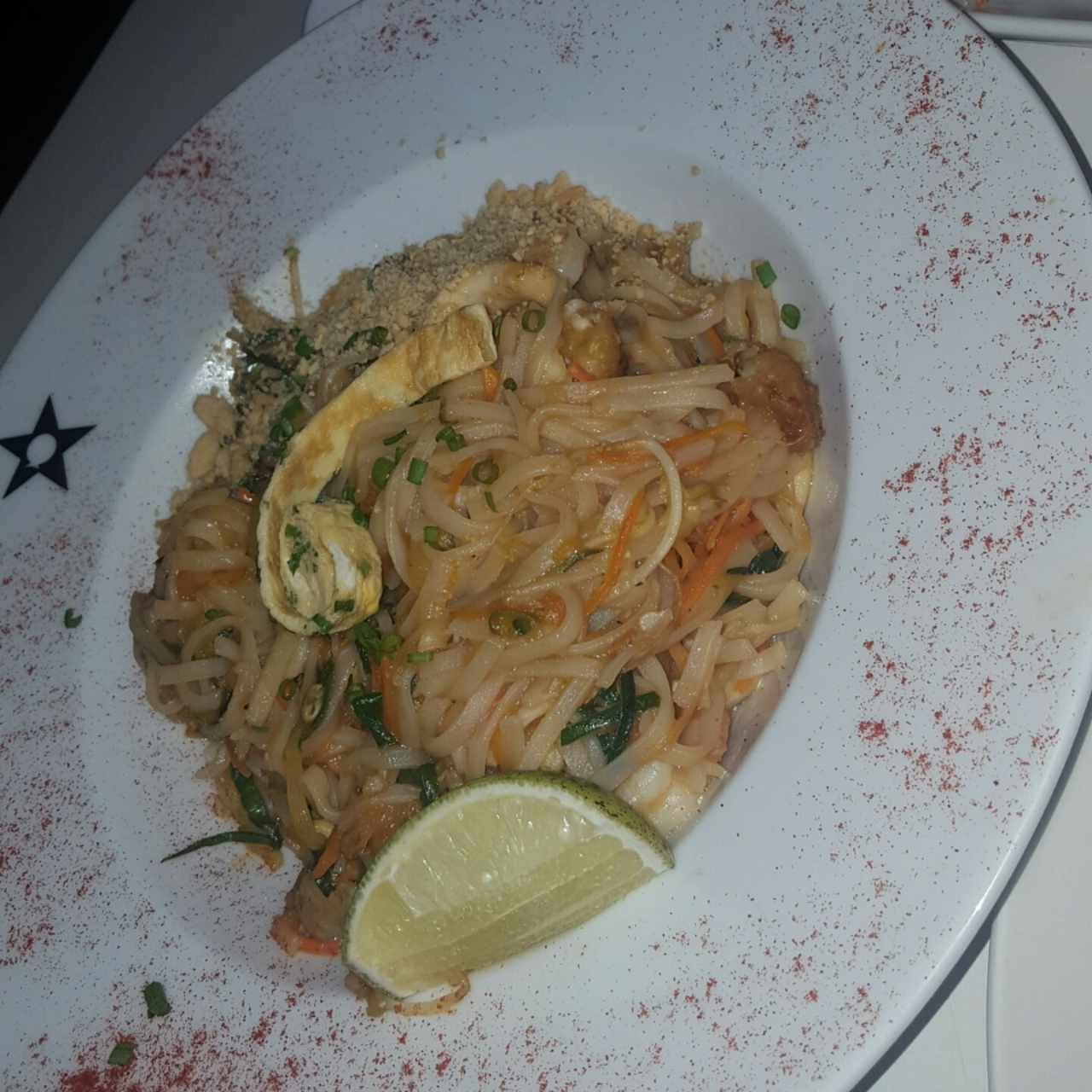 Pad thai de mariscos