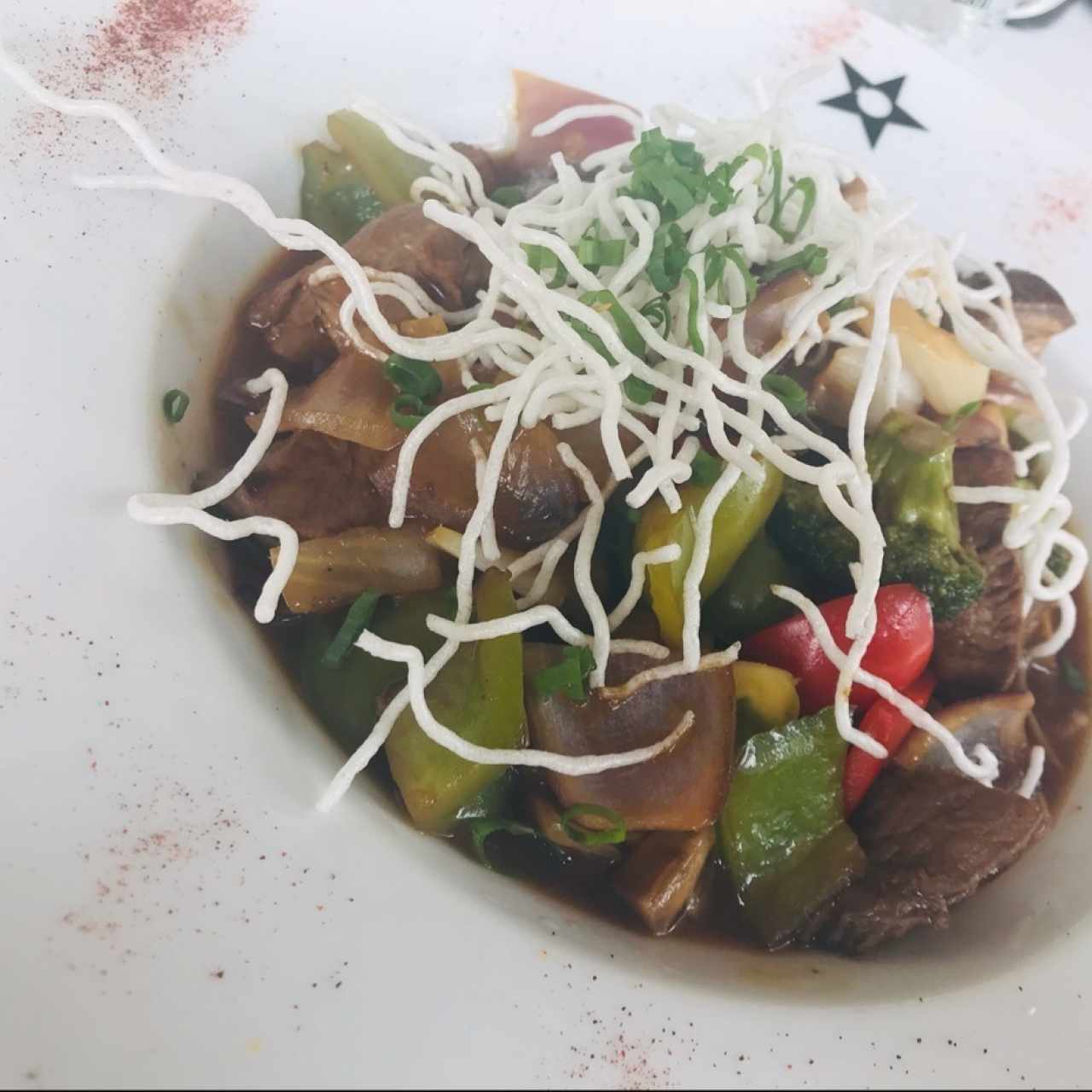 Stir fry de filete de res