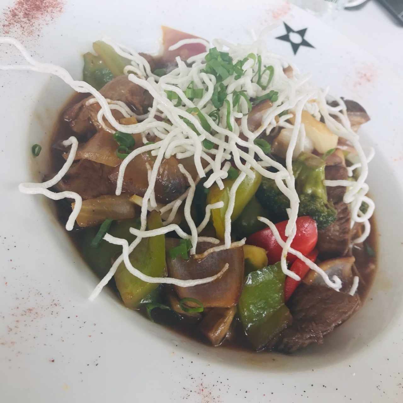 Stir fry de filete de res