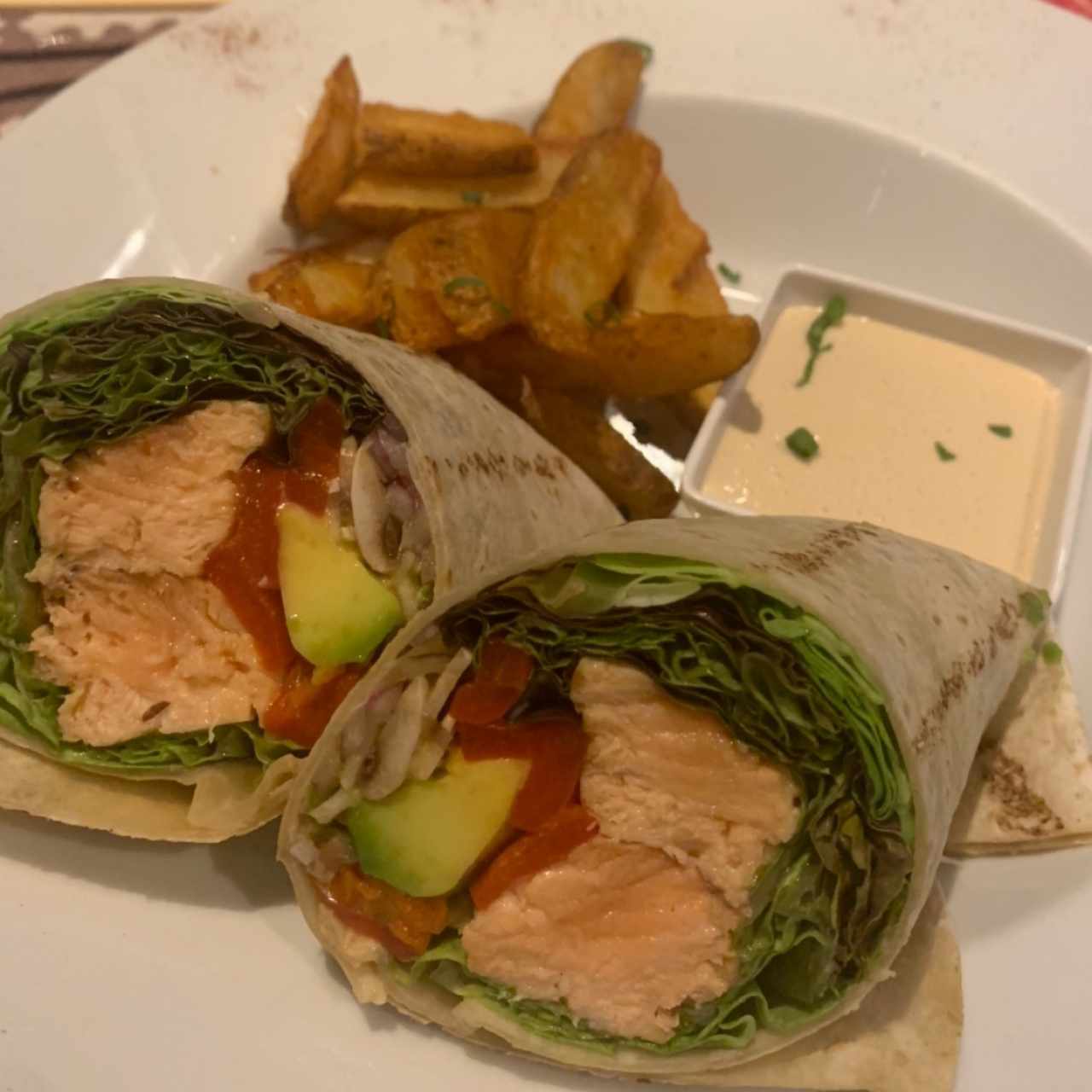 Saludables Wraps - Wrap de Salmón