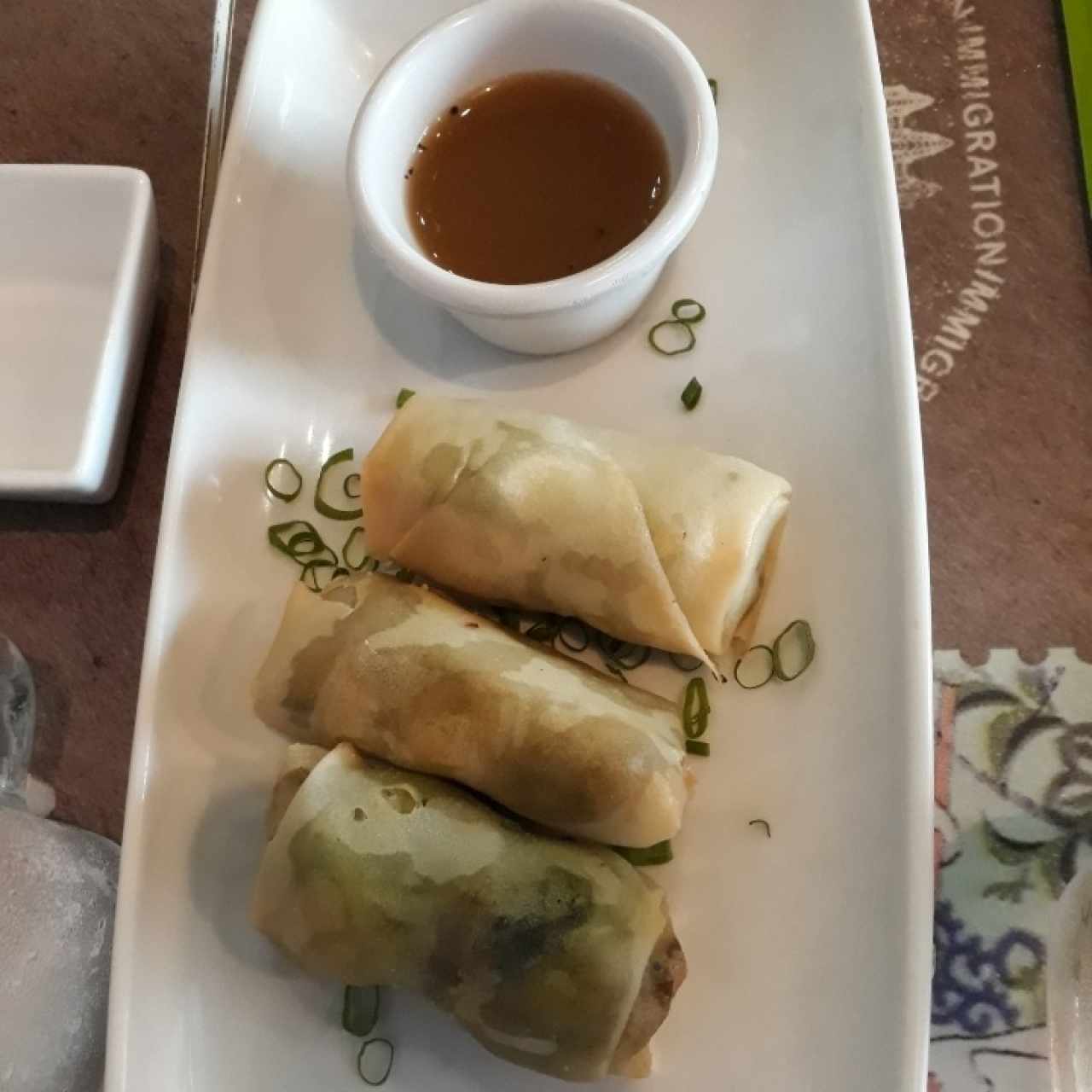 springrolls de camaron